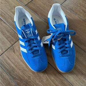 adidas Royal Blue Court Sneakers with White Accents